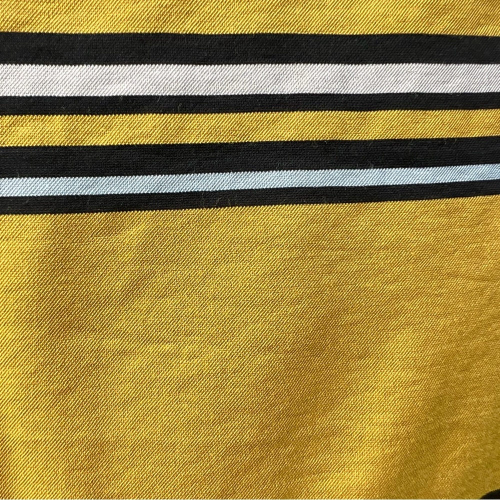 Zara Kimono Wrap Sequin Top Size Medium/Large Mustard Yellow Great Condition - Picture 10 of 12